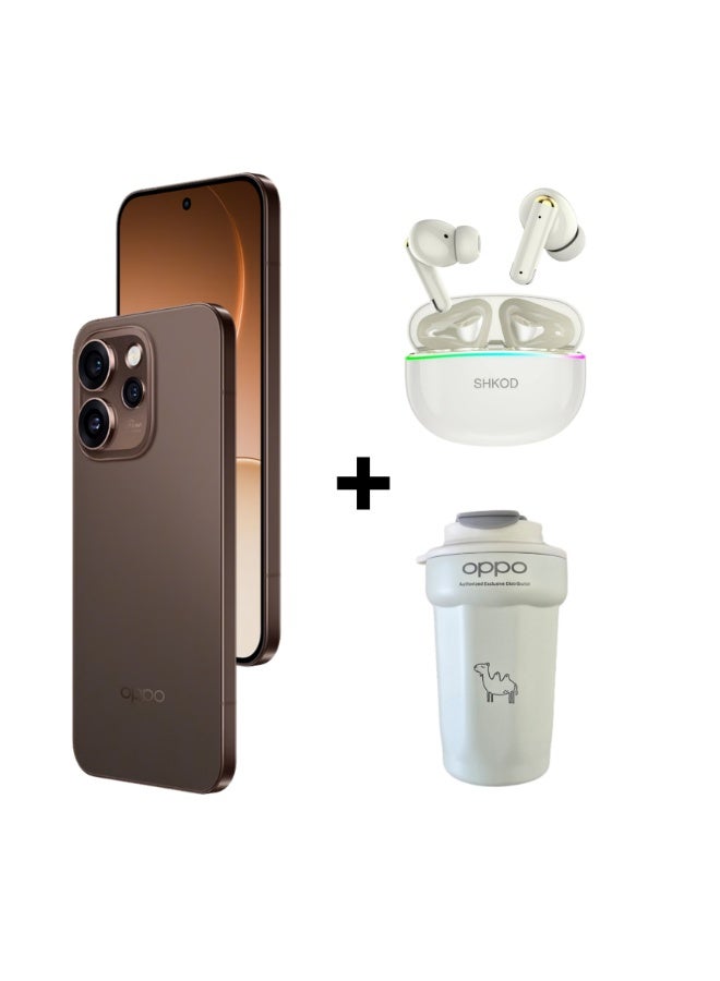 أوبو رينو15 برو ثنائي الشريحة بني غامق 12 جيجابايت رام 512 جيجابايت + هدايا - نسخة الشرق الأوسط 5G - Image 1
