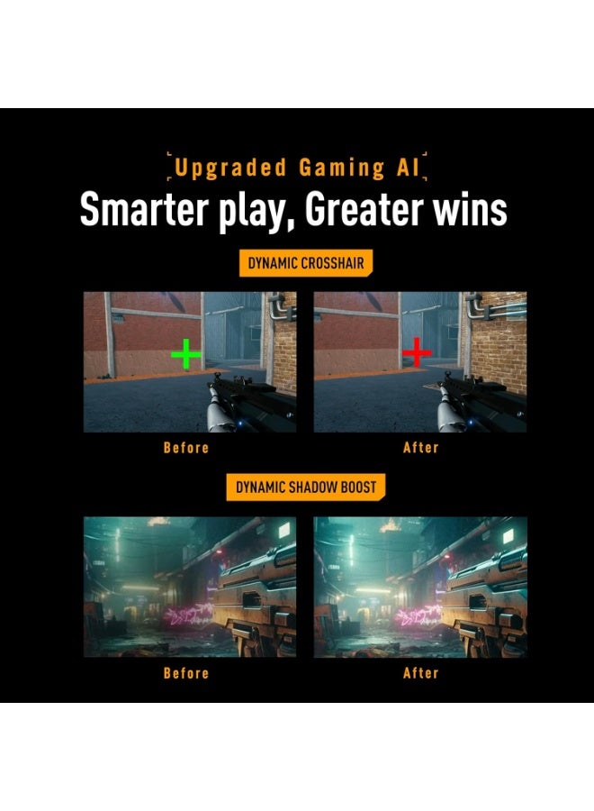 ASUS TUF Gaming VG27AQ5A Gaming Monitor: 27-inch, QHD(2560x1440), 210Hz(OC), Fast IPS, ELMB SYNC, 0.3ms GTG (min.), Stereo speaker, DisplayWidget Center, Black - Infiniarc Edition Black - Image 5