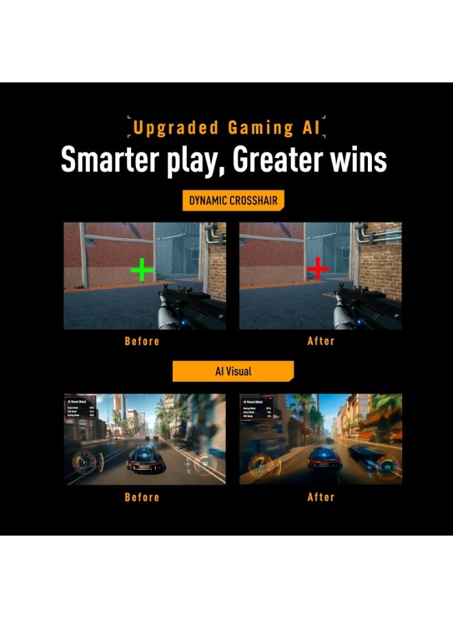 أسوس TUF Gaming Series 5 VG279QM5A-J, 27" FHD (1920 x 1080) Fast IPS, 240Hz, 0.3ms, AMD FreeSync Premium, NVIDIA G-Sync, Black Monitor - Infiniarc Edition Black - Image 5