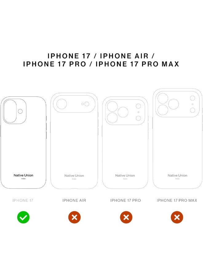 ناتيف يونيون حافظة آيفون 17 ماج سيف ACTIVE 2.0، حماية من السقوط حتى 10 أقدام، غلاف جلد فاخر وTPU، نحيف ورقيق، حواف كاميرا مرتفعة، متوافق مع الشحن اللاسلكي - - Image 4