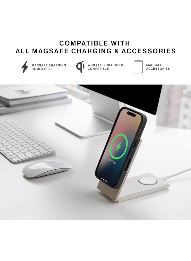 Native Union iPhone 17 Pro Max MagSafe Case RE CLASSIC, 6-Ft Drop Protection Premium Leather Cover Case, Slim & Thin, Raised Camera Bezel, Wireless Charging Compatible - Black - Image 3