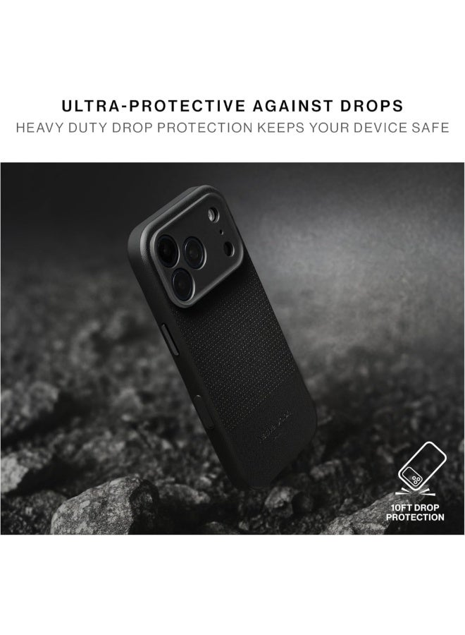 Native Union iPhone 17 Pro Max MagSafe Case ACTIVE 2.0, 10-Ft Drop Protection Premium Leather & TPU Cover Case, Slim & Thin, Raised Camera Bezel, Wireless Charging Compatible - Sandstone - Image 4