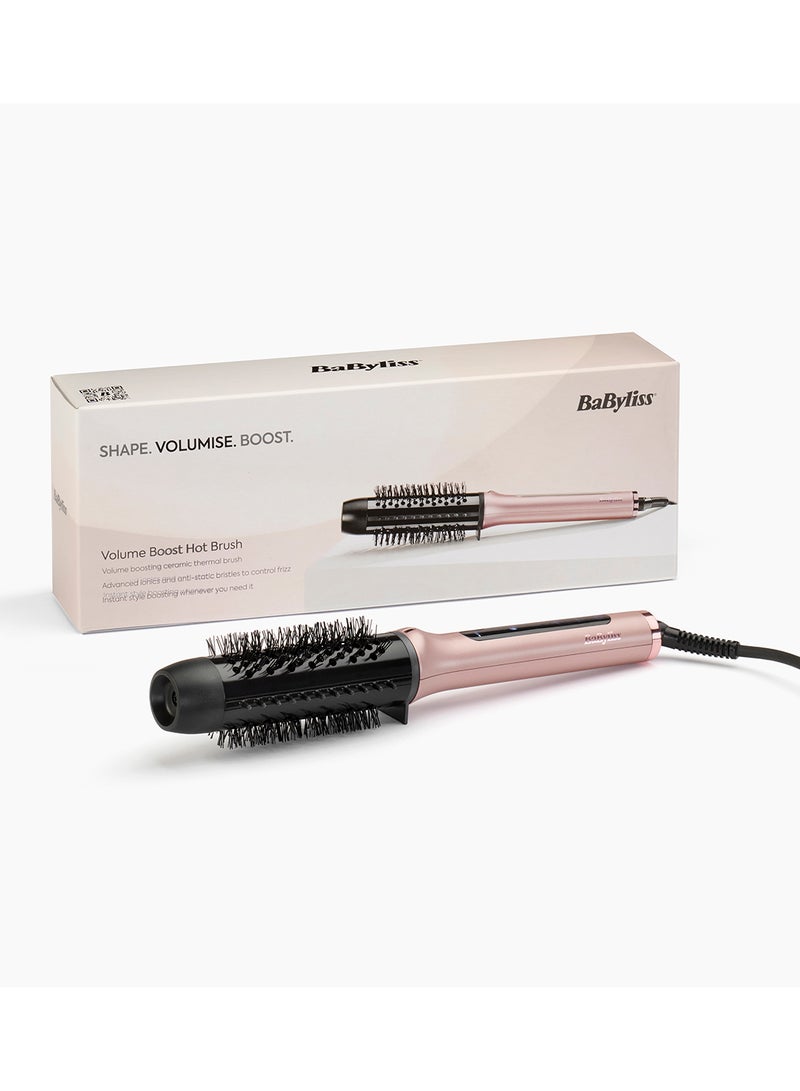 بيبي ليس أداة تصفيف حرارية لزيادة حجم الشعر بفرشاة هوائية ساخنة، فرشاة دائرية ساخنة 28 مم مع وظيفة تجعيد، تحكم في تجاعيد الأيونات، 4 إعدادات حرارة، متعددة الجهد، (HSB200SDE) - Image 1