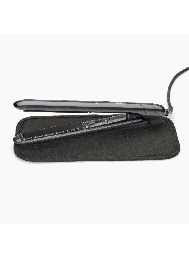 BaByliss Titanium Shine Hair Straightener 24mm Titanium Ceramic Plates with Ionic Technology, 5 Heat Settings 150–230°C, Fast Heating, Multi-Voltage Use, (ST620SDE) Gray 17.5x8.9x32.4cm - Image 3