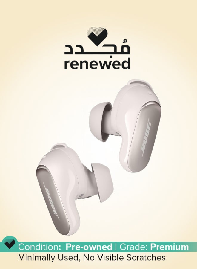 BOSE Renewed - QuietComfort Ultra Wireless Noise Cancelling Earbuds Beige - Image 1