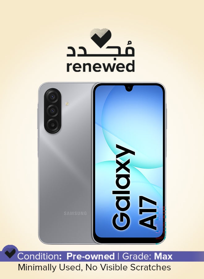 سامسونج Renewed - Galaxy A17 Dual SIM 4G Gray 4GB RAM 128GB - Middle East Version - Image 1