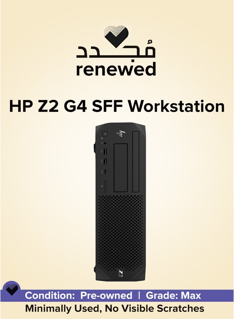 HP Renewed - HP Z2 G4 SFF , Intel Xeon E-2226G , Ram 16GB DDR4 ,  256GB SSD M.2 NVMe , Intel UHD Graphics P630 Black - Image 1