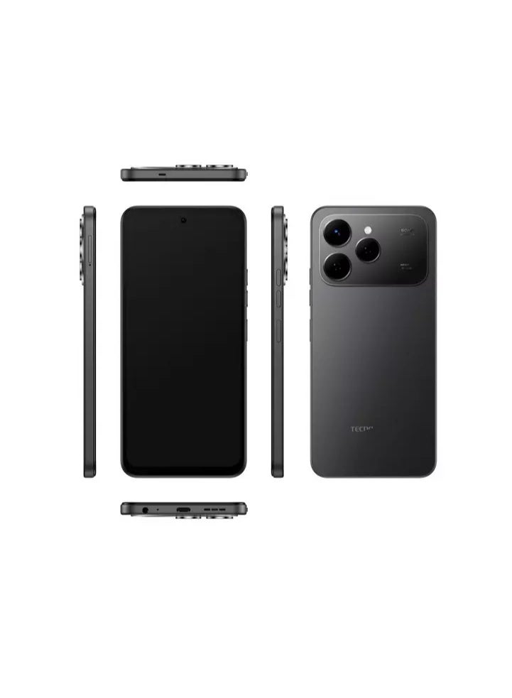 تكنو سبارك 40 8 جيجابايت رام 256 جيجابايت 4G أسود داكن - Image 2