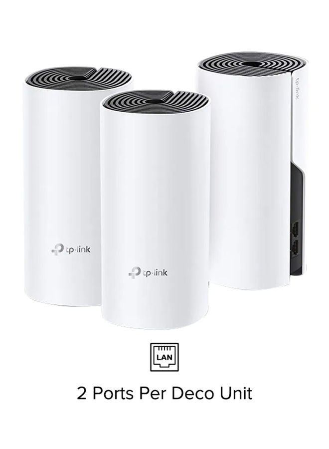 تي بي لينك مجدد - نظام واي فاي متقدم مكون من 3 قطع Deco M4 AC1200 جيجابت للشبكة المنزلية الكاملة - Image 2