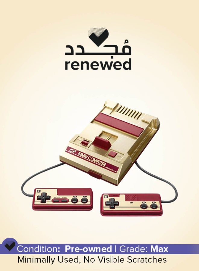 نينتندو مجدد - نظام وحدة التحكم الكلاسيكية ميني عائلة - بيج/أحمر - Image 1