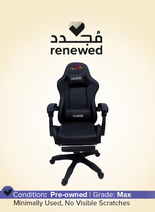 Log Electronics Renewed - Gaming Chair With Massage Back Pillow - Image 1