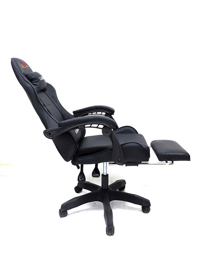 Log Electronics Renewed - Gaming Chair With Massage Back Pillow - Image 3