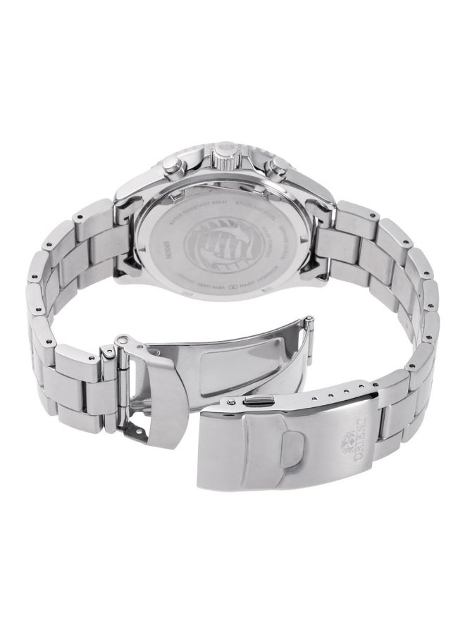 ORIENT Men's ORIENT Sport Mako Solar Chrono RA-TX0201L10B - Stainless Steel Male Solar Chronograph - Image 3