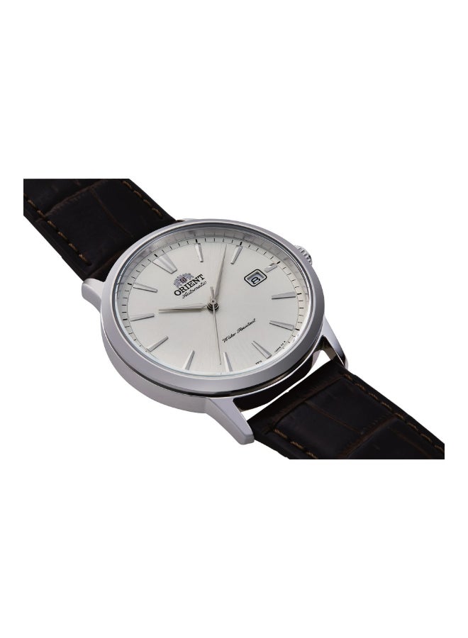 أورينت سيمفونية معاصرة III RA-AC0F07S - ساعة ميكانيكية جلدية للرجال بثلاثة عقارب - Image 4