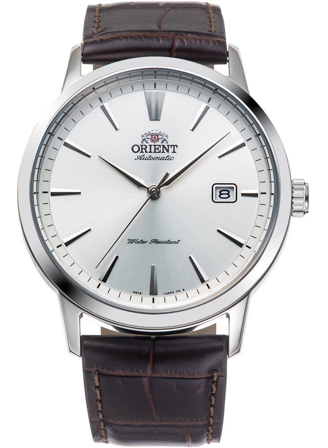 أورينت سيمفونية معاصرة III RA-AC0F07S - ساعة ميكانيكية جلدية للرجال بثلاثة عقارب - Image 1