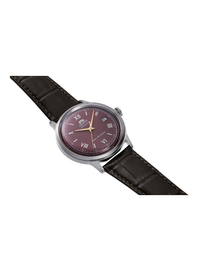 أورينت كلاسيك بامبينو كلاسيك RA-AC0026R - ساعة ميكانيكية جلدية للرجال بثلاثة عقارب - Image 3