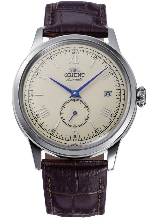 ORIENT Men's ORIENT Classic Bambino 38 Small Seconds RA-AP0105Y - Leather Male Mechanical 3 hands - Image 1
