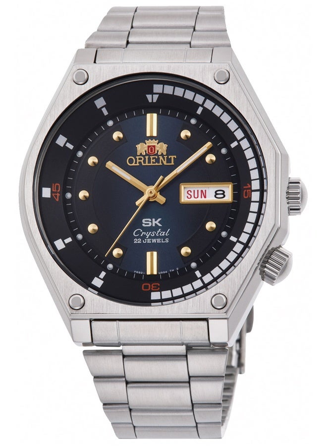 أورينت ريفيفال نيو 70s RA-AA0B03L - ساعة ميكانيكية للرجال من الفولاذ المقاوم للصدأ بثلاثة عقارب - Image 1