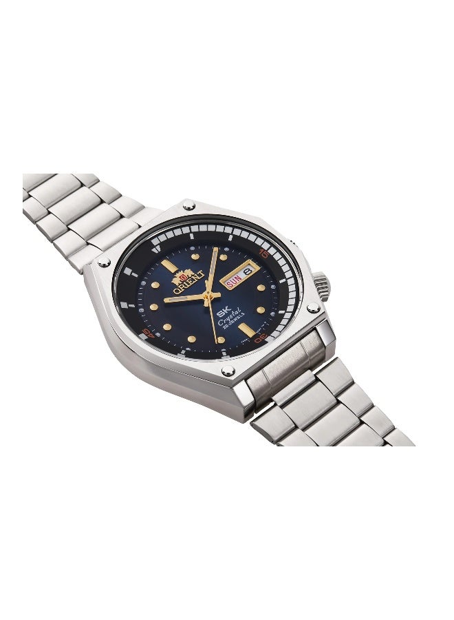 أورينت ريفيفال نيو 70s RA-AA0B03L - ساعة ميكانيكية للرجال من الفولاذ المقاوم للصدأ بثلاثة عقارب - Image 3