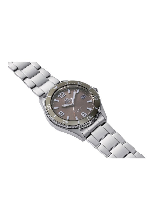 أورينت ساعة ORIENT سبورت ماكو 40 سولار RA-WJ0004Y10B - ستانلس ستيل للجنسين مع 3 عقارب - Image 4