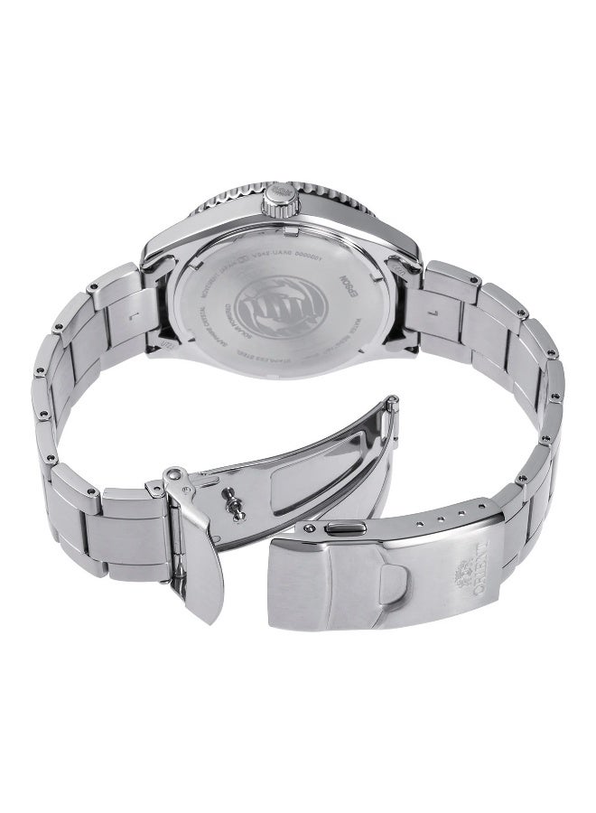 أورينت ساعة ORIENT سبورت ماكو 40 سولار RA-WJ0004Y10B - ستانلس ستيل للجنسين مع 3 عقارب - Image 2