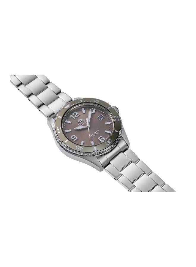 أورينت ساعة ORIENT سبورت ماكو 40 سولار RA-WJ0004Y10B - ستانلس ستيل للجنسين مع 3 عقارب - Image 3