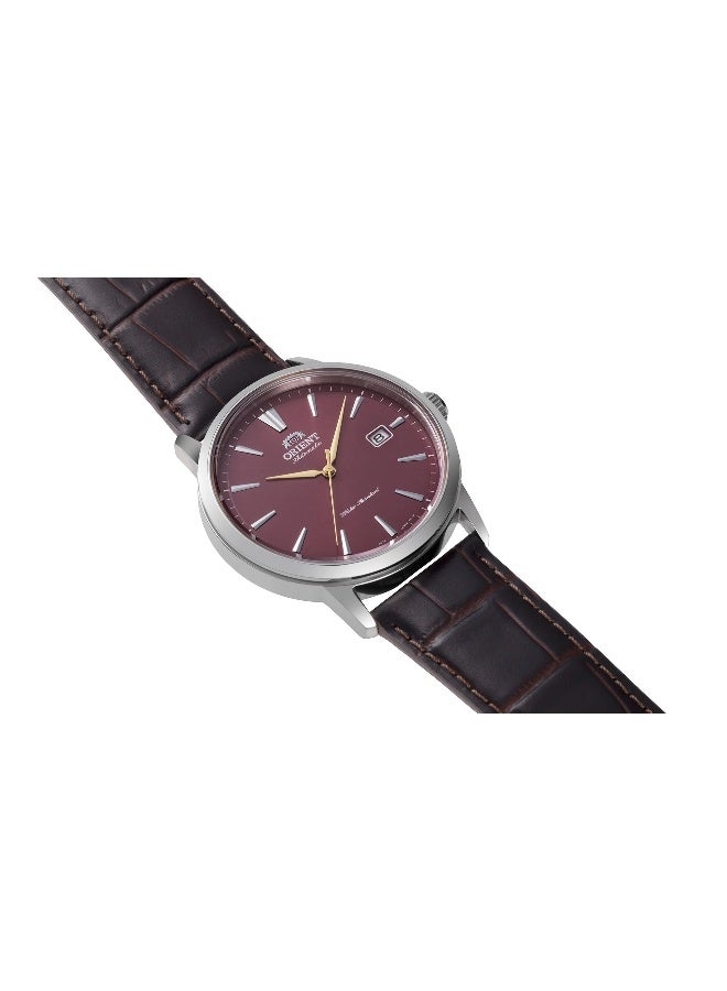 أورينت سيمفونية معاصرة III RA-AC0F15R - ساعة ميكانيكية جلدية للرجال بثلاثة عقارب - Image 3