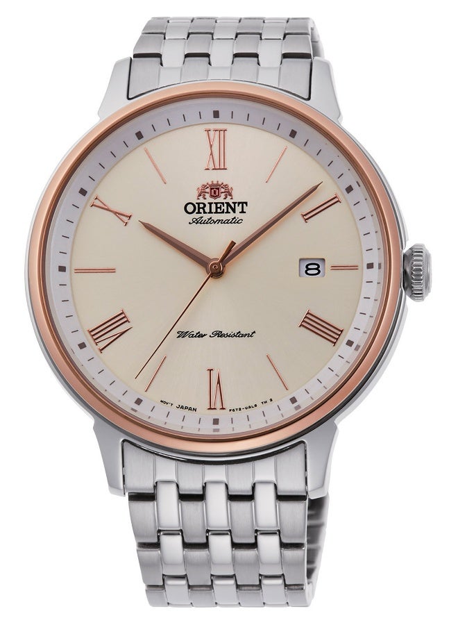 ORIENT Men's ORIENT Contemporary Symphony Roman RA-AC0J01S10B - Stainless Steel Male Mechanical 3 hands - Image 1