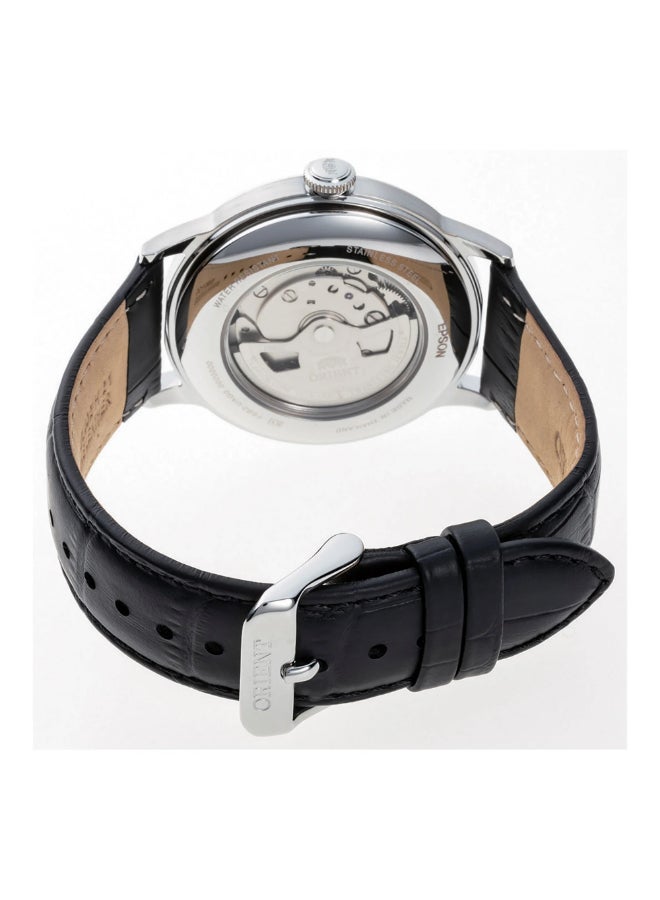 ORIENT Men's ORIENT Classic Bambino V8 RA-AK0701S - Leather Male Mechanical 3 hands - Image 3