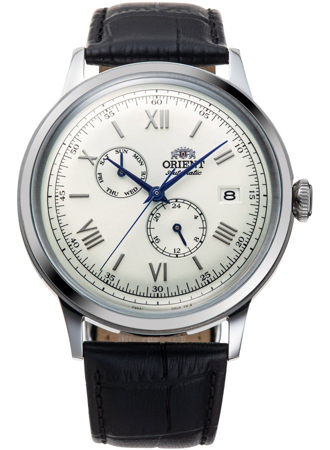 ORIENT Men's ORIENT Classic Bambino V8 RA-AK0701S - Leather Male Mechanical 3 hands - Image 1