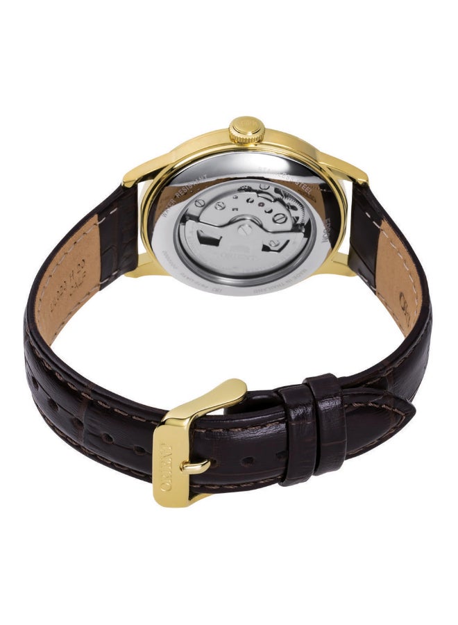 أورينت كلاسيك بامبينو 38 مم RA-AC0M01S - ميكانيكي جلد للذكور 3 عقارب - Image 3