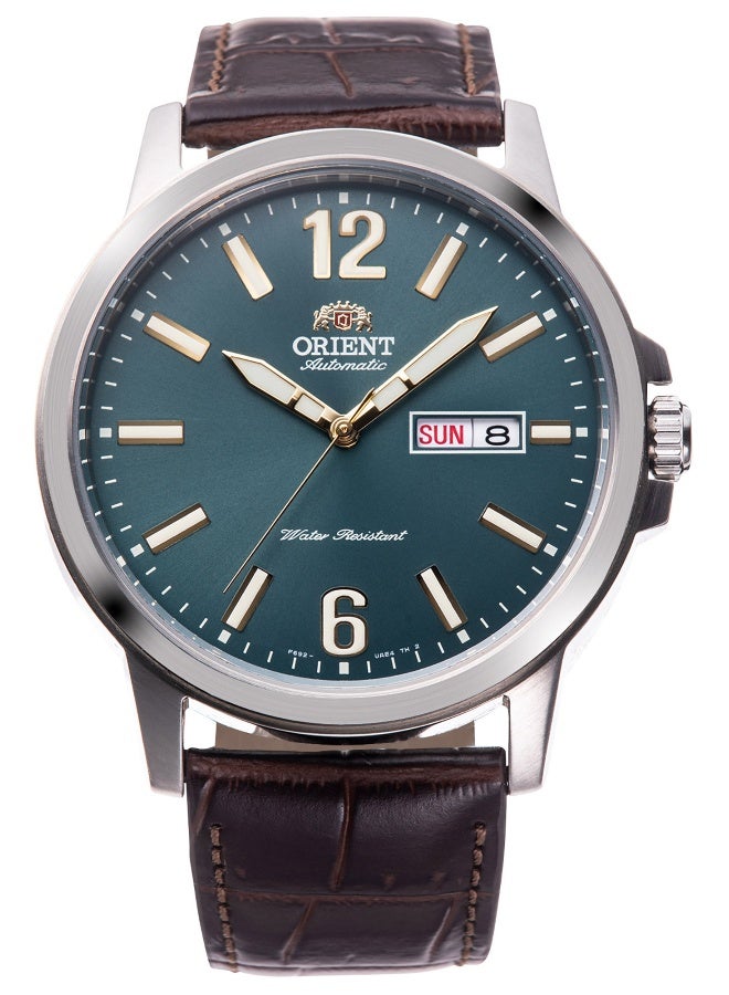 أورينت كونتمبوراري كوميوتر RA-AA0C06E - ساعة ميكانيكية جلدية للرجال بثلاثة عقارب - Image 1