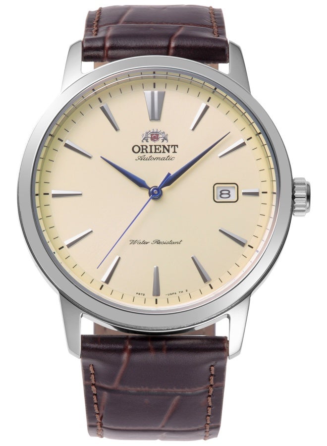 أورينت سيمفونية معاصرة III RA-AC0F16S - ساعة ميكانيكية جلدية للرجال بثلاثة عقارب - Image 1