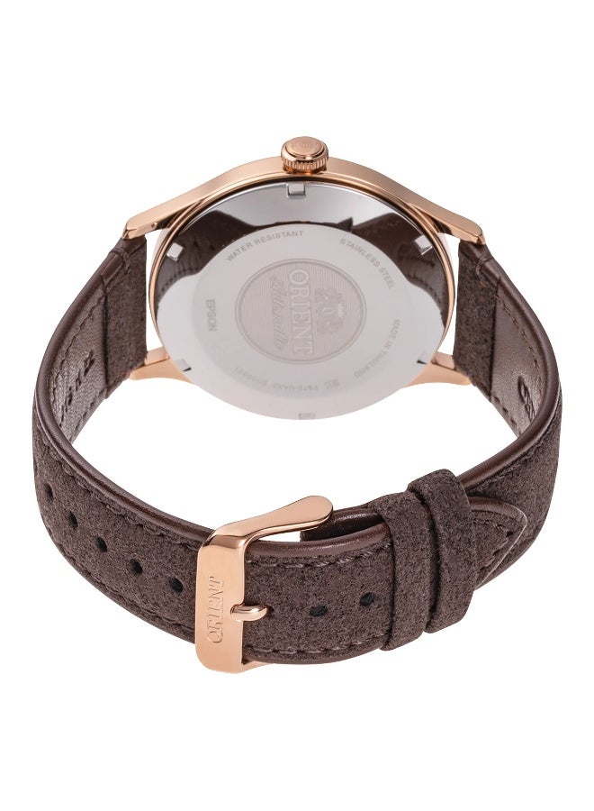 ORIENT Men's ORIENT Classic Bambino V4 RA-AC0P04Y - Leather Male Mechanical 3 hands - Image 2