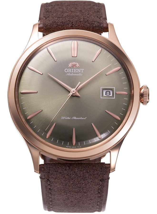 ORIENT Men's ORIENT Classic Bambino V4 RA-AC0P04Y - Leather Male Mechanical 3 hands - Image 1