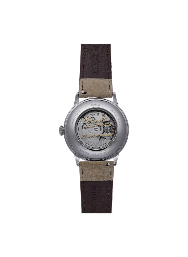أورينت Men's ORIENT Classic Bambino Classic RA-AC0027S - Leather Male Mechanical 3 hands - Image 2