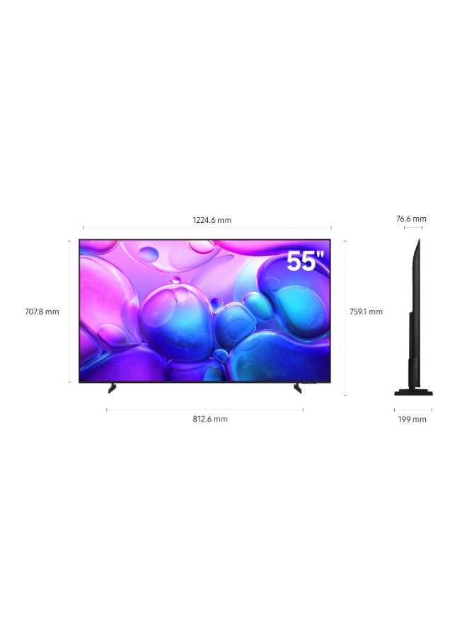 Samsung 55 Inch QLED TV, Q6F, 4K, Q4 Lite Processor, 100% Color Volume with Quantum Dot, Samsung Knox Security, Endless Free Content, Smart TV, QA55Q6FAAUXZN (2025 - UAE Version) QA55Q6FAAUXZN Black - Image 3