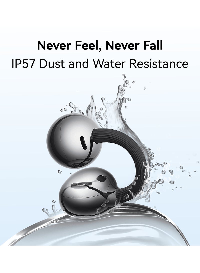 FreeClip 2 Wireless Earphones, Bluetooth Earbuds, Airy C-bridge Design, Adaptive Open-ear Listening, Crystal-clear Calls, 38 Hours Long Battery Life, Compatible with iOS & Android, IP57 With Free Loss Care Rose Gold Rose Gold image 7