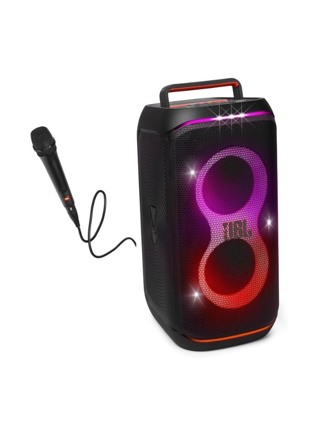 مكبر صوت JBL PartyBox Club 120 المحمول بلوتوث لحفلات مع صوت JBL Pro القوي وبيس عميق + ميكروفون سلكي JBL PBM100