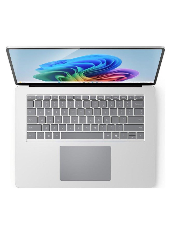 مايكروسوفت Surface Laptop 13" Copilot+PC, Snapdragon X Plus 8 Core, 16GB RAM, 256GB SSD, Win11 English/Arabic Keyboard Platinum - Image 3