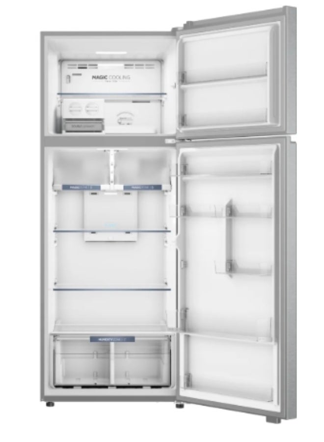 هاير Top Mount Refrigerator 473 L HRF-672VCFMESEG silver - Image 3