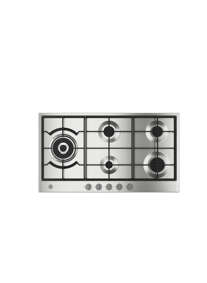 HOOVER Home  HOOVER Built-In Oven Gas 90 x 60 cm - 121 Liter Stainless Steel x Black HOU911G6-EGY 121 L 1 W HOU911G6-EGY silver - Image 2