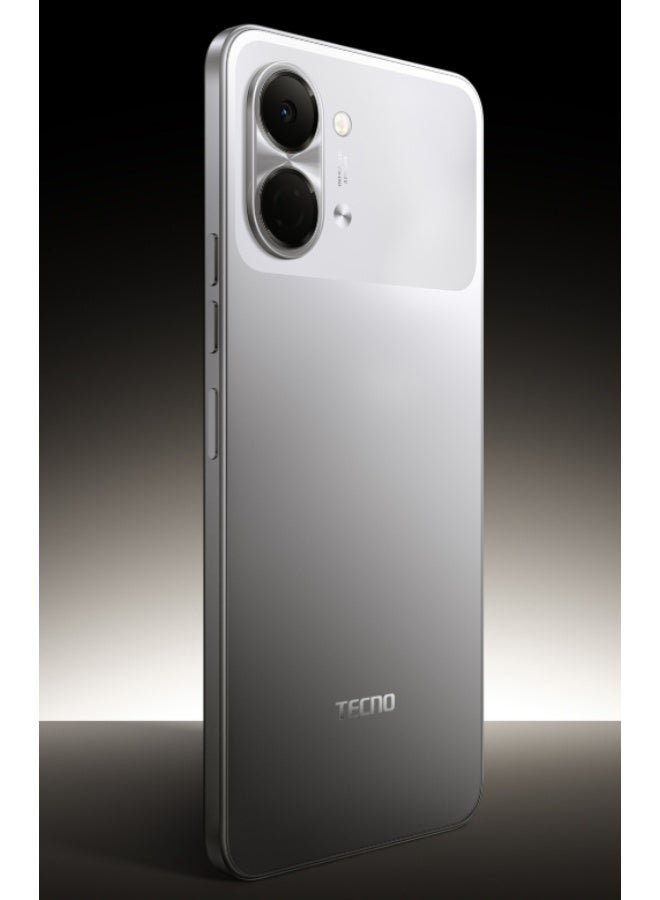 TECNO GO 3 Smartphone Titanium Grey 6.75-Inch IPS LCD 120Hz Display + Unisoc T7250 4nm Processor + 13MP Camera + 5000mAh Battery 15W Type-C Charging + 128GB Storage 4GB RAM + Android 15 + IP64 + Dual Band Wi-Fi & Bluetooth 5.2 - Image 3