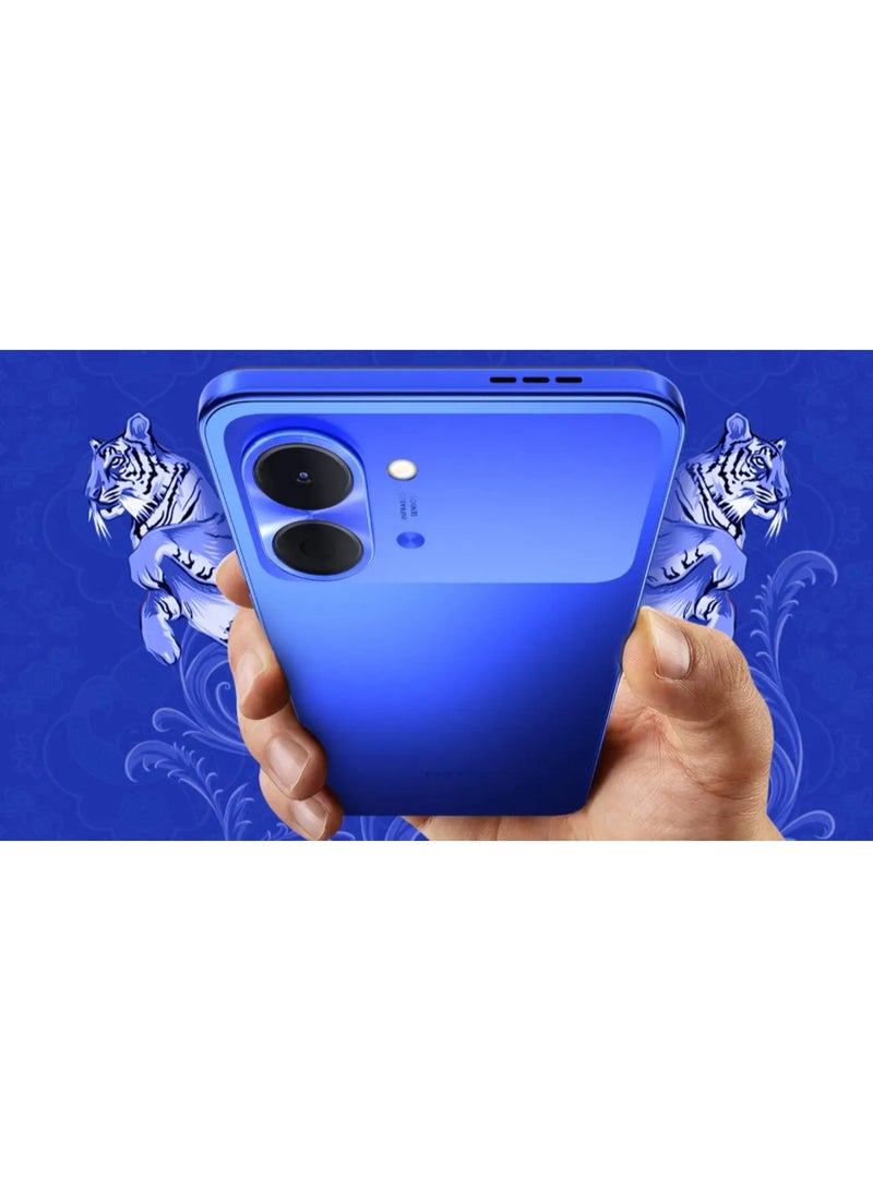 GO 3 Smartphone Galaxy Blue 6.75_nch IPS LCD 120Hz Display + Unisoc T7250 4nm Processor + 13MP Camera + 5000mAh Battery 15W Type-C Charging + 64GB Storage 4GB RAM + Android 15 + IP64 + Dual Band Wi-Fi & Bluetooth 5.2 - view 3