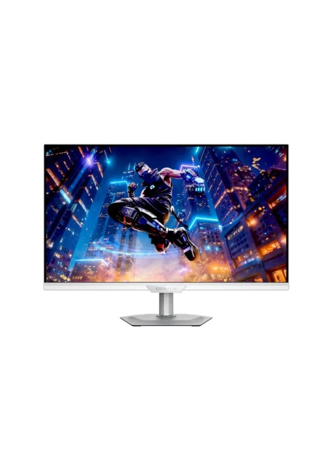 جيجابايت شاشة الألعاب M27Q2 QD ICE مقاس 27 بوصة، دقة QHD 2560×1440، 200 هرتز (OC 210 هرتز)، 1 مللي ثانية GtG، IPS Quantum Dot، HDR400، متوافقة مع G-SYNC، FreeSync، USB-C، KVM، قاعدة قابلة للتعديل، رعاية للعين، بيضاء - Image 2