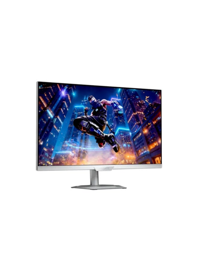 جيجابايت شاشة الألعاب M27Q2 QD ICE مقاس 27 بوصة، دقة QHD 2560×1440، 200 هرتز (OC 210 هرتز)، 1 مللي ثانية GtG، IPS Quantum Dot، HDR400، متوافقة مع G-SYNC، FreeSync، USB-C، KVM، قاعدة قابلة للتعديل، رعاية للعين، بيضاء - Image 4