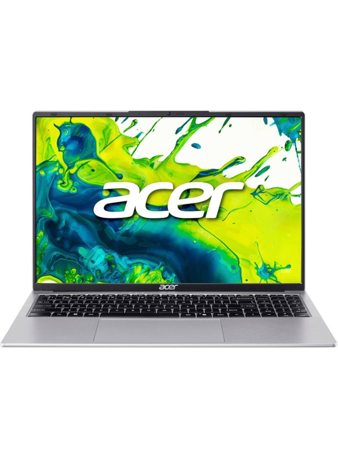 أيسر Aspire Lite 16 (2025) Laptop – 13th Gen / intel Core i5-1334U / 16inch WUXGA / 512GB SSD / 16GB RAM / Shared Graphics / Windows 11 Home Middle East Version – [NX.D73EM.001] English/Arabic light silver - Image 1