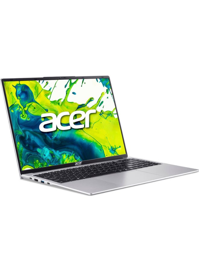 أيسر Aspire Lite 16 (2025) Laptop – 13th Gen / intel Core i5-1334U / 16inch WUXGA / 512GB SSD / 16GB RAM / Shared Graphics / Windows 11 Home Middle East Version – [NX.D73EM.001] English/Arabic light silver - Image 2