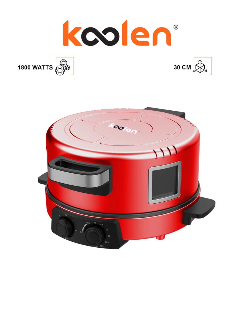 KOOLEN Electric Bread Maker - 30 CM Diameter - 1800W - Red - 800109008 1800 W 800109008 Red - Image 1