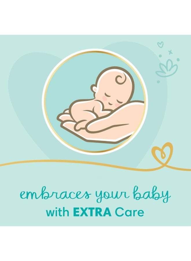 بامبرز Pampers Premium EXTRA CARE Taped Diapers, Size 4, 9-18 kg, with Lotion with Aloe Vera, Saving Pack, 80 Baby Diapers - Image 3